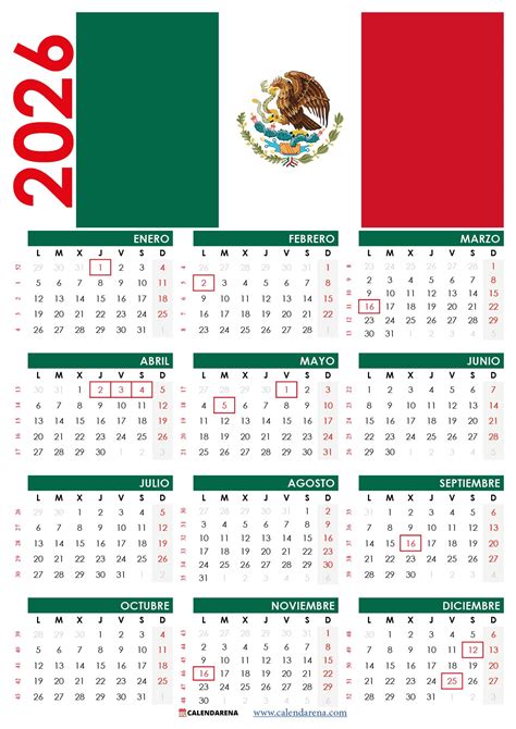 Mexican Calendar Names 2024