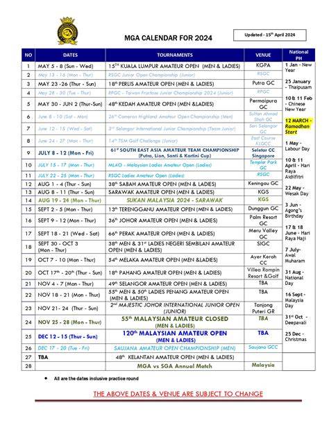 Mga Calendar 2024