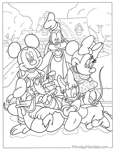 Mickey And Friends Coloring Pages