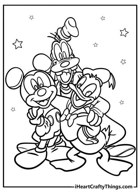 Mickey And Friends Colouring Pages
