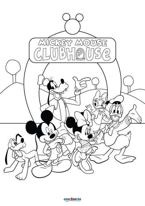 Mickey Mouse Clubhouse Coloring Pages