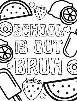 Middle School Coloring Sheets