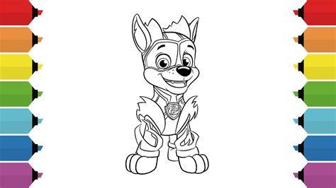Mighty Chase Coloring Pages