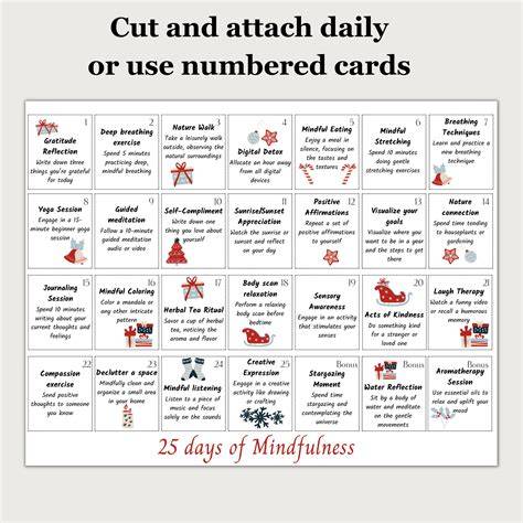 Mindfulness Advent Calendar