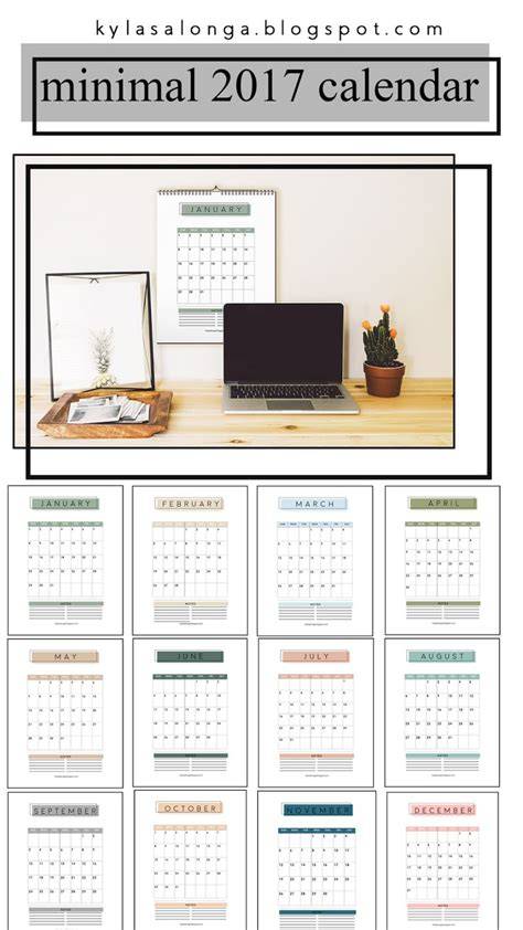 calendar printables 2017