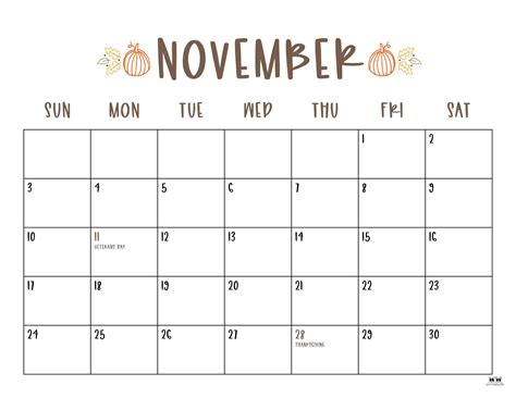 november calendar 2024