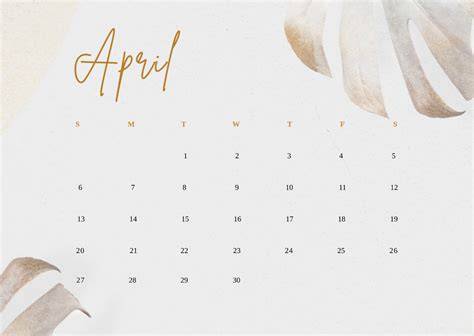 april 2025 calendar