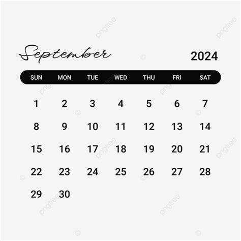 calendar september 2024
