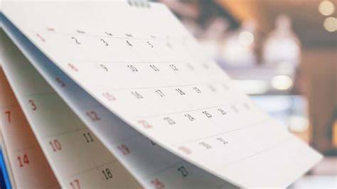 calendar stock image