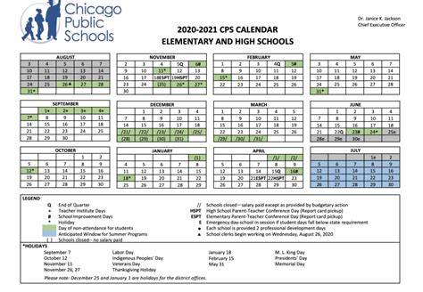 cps public schools calendar