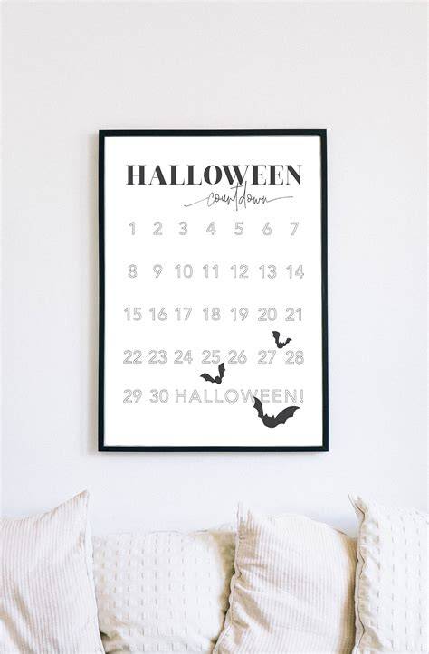 halloween countdown calendar