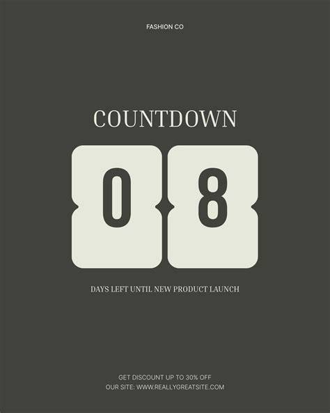 printed countdown calendar