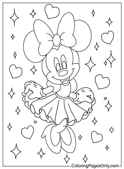 Minnie Mouse Coloring Book Pages