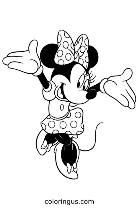 Minnie Mouse Coloring Pictures