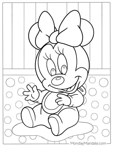 Minnie Mouse Printable Coloring Pages