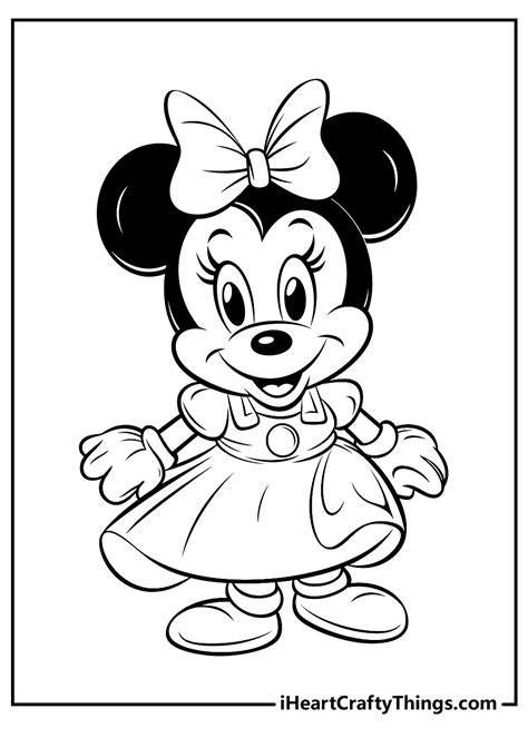 Minnie Mouse To Colour
