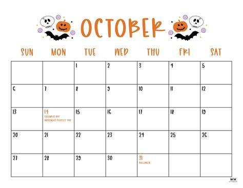 october 2024 calendar printable