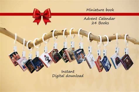 advent calendar mini books