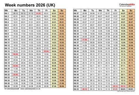calendar with week numbers 2025