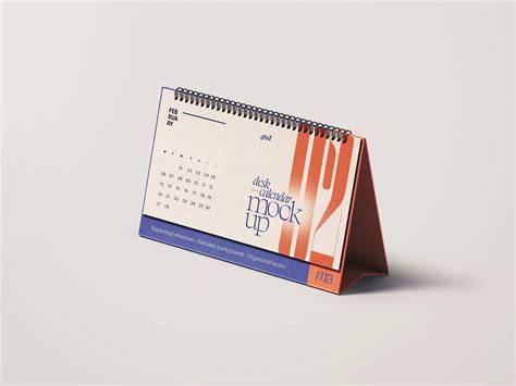 customised desk calendar