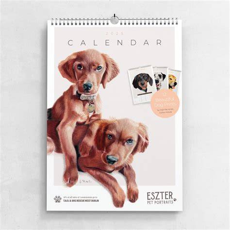dog calendar 2025