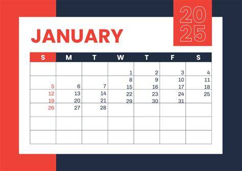 free 2025 calendar by mail