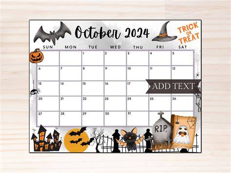 halloween calendar 2024