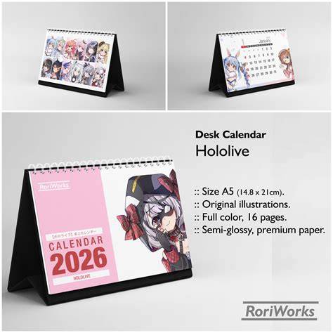 hololive birthday calendar