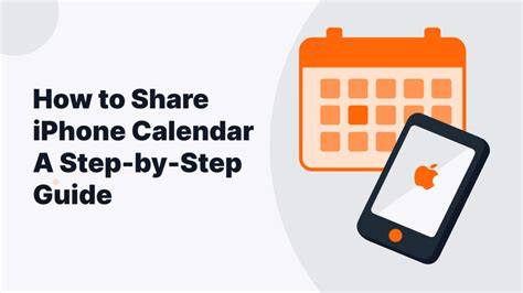 how to share iphone calendar