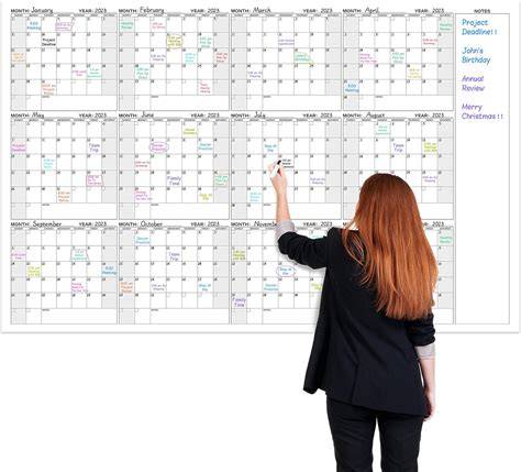large dry erase calendar