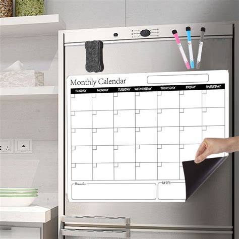 magnetic calendar for fridge