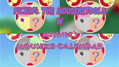 minnie s mouseke calendar