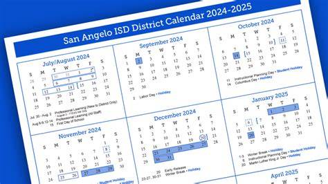 san angelo isd calendar