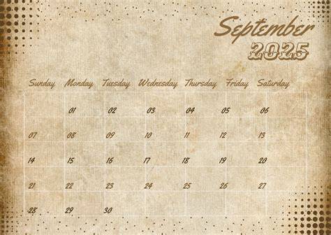 september calendar 2025
