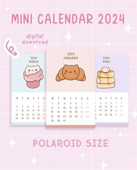 cute printable calendar
