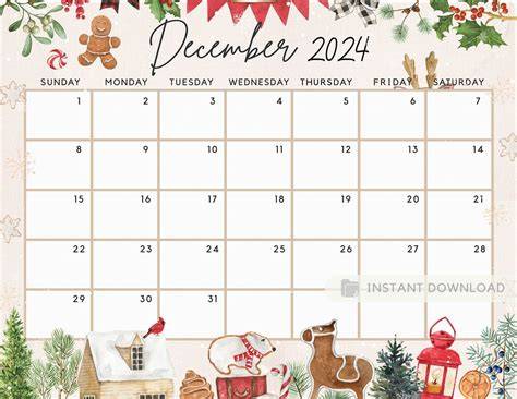 december 2024 calendar