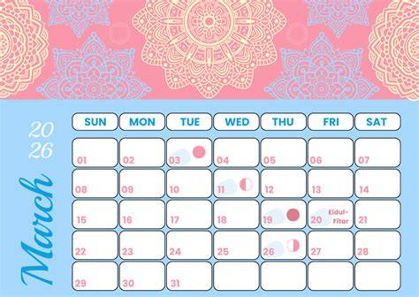 monday mandala calendar
