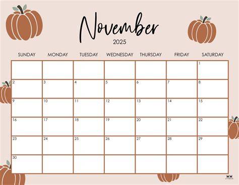 november 2025 calendar