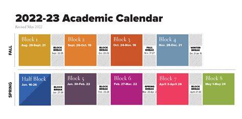 colorado college academic calendar
