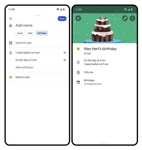 how to add birthday google calendar