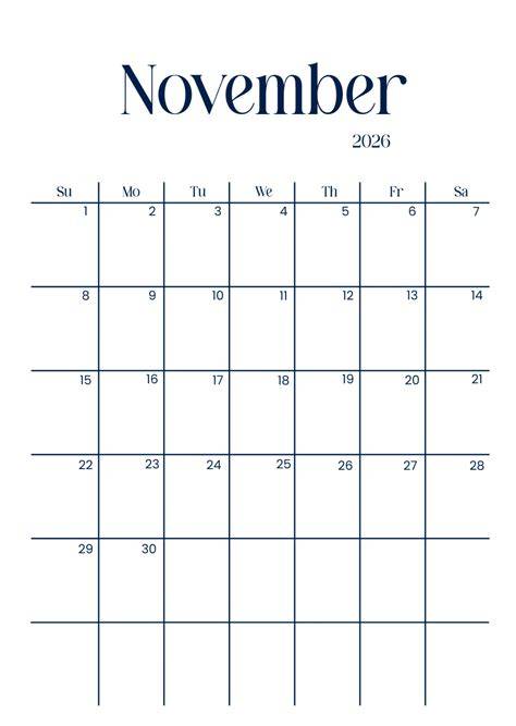 november calendar 2024