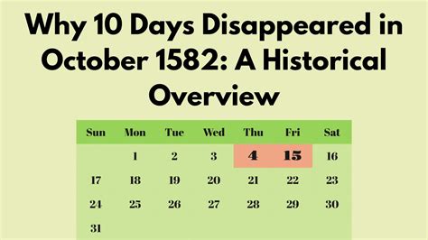 october 1582 calendar missing days