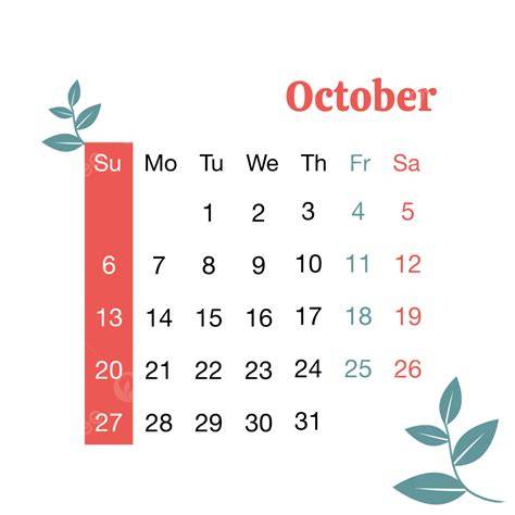 october 2024 calendar