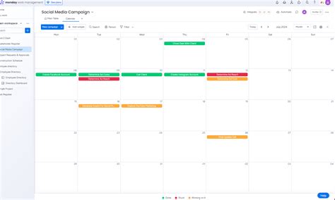 Monday Com Calendar View