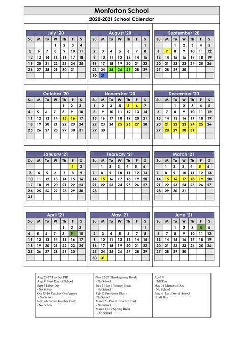 Montana Academic Calendar
