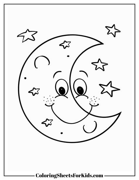 Moon Coloring