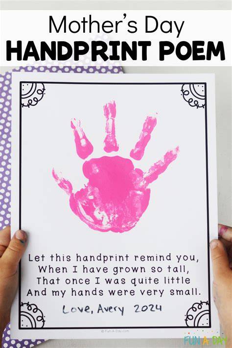 Mother S Day Handprint Free Printable