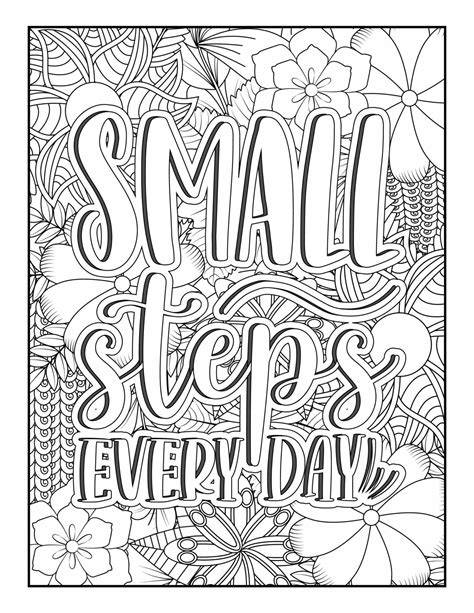 Motivational Coloring Pages For Adults
