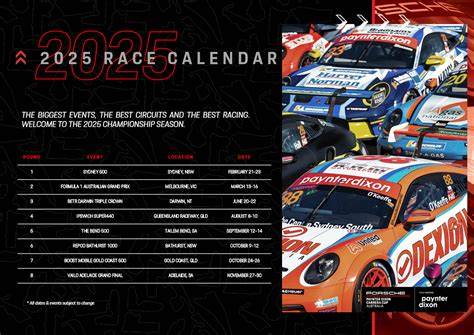 Motorsport Calendar 2025