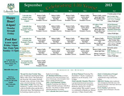 Mount Dora Event Calendar